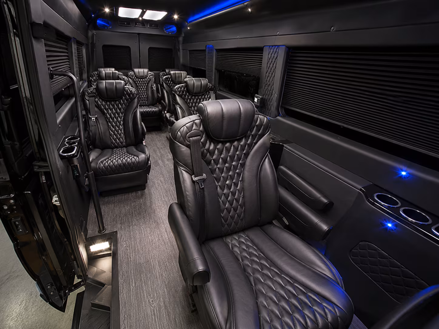 council bluffs airport transportation onboard seating