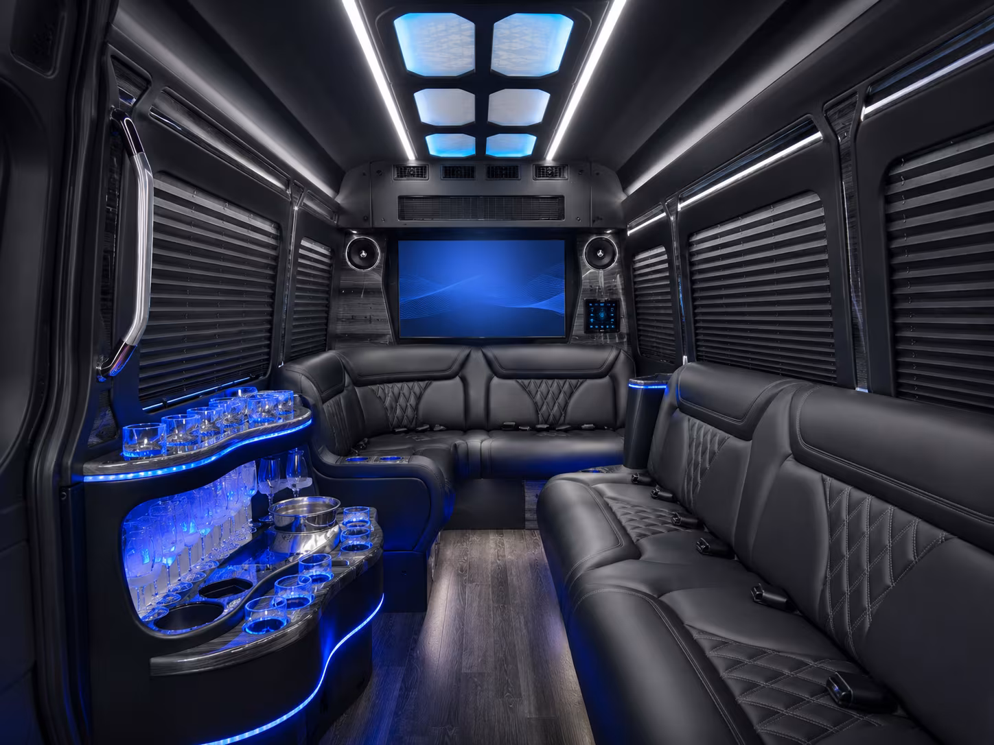 council bluffs long distance transportation onboard seating